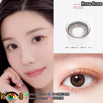 Lenstown Lighly Rose Rose 라일리로즈 로즈 